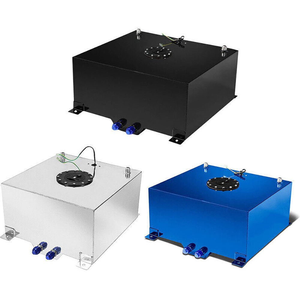 1000 20 Gallon Aluminum Race Drift Fuel Cell cap Tank Level Sender Black - Image 1