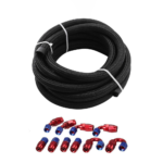 10/16/20FT 10AN CPE Fuel line Hose Braided Nylon Stainless Steel Oil Gas - Image 40