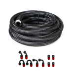 10/16/20FT 10AN CPE Fuel line Hose Braided Nylon Stainless Steel Oil Gas - Image 47