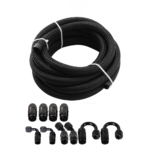 10/16/20FT 10AN CPE Fuel line Hose Braided Nylon Stainless Steel Oil Gas - Image 42