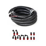 10/16/20FT 10AN CPE Fuel line Hose Braided Nylon Stainless Steel Oil Gas - Image 35
