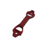 190mm Red Aluminum Alloy Car Battery Tie Down Bracket - Image 16