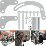 Compatible With 350 Small Block Chevy Long Water Pump SBC Power Steering Pump Bracket 350 V-Belt Slotted Adjustable LWP 305 327 383 5.0L 5.7L V8