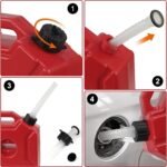 Motorcycle Portable Gas Tank 5L Jerry Can For Honda KTM BMW Street ATV Off Road - Image 4