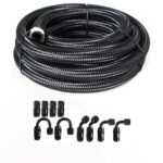10/16/20FT 6AN CPE Fuel line Hose Braided Nylon Stainless Steel Oil Gas - Image 49