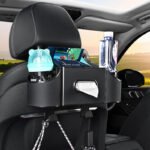 Multifunctional Nappa Leather Car Backseat Organizer - Image 7