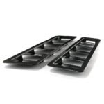 2PCS Universal Car Hood Vent Louver Scoop Cover Air Flow Intake Cooling Panel - Image 2