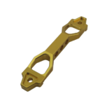 190mm Red Aluminum Alloy Car Battery Tie Down Bracket - Image 12