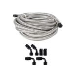 10/16/20FT 10AN CPE Fuel line Hose Braided Nylon Stainless Steel Oil Gas - Image 27