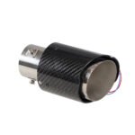 Racing Red Flame Led Exhaust Muffler Tip Carbon Fiber Racing Automobile Car Tail Pipe Light 2.5 Inch Inlet 4 Inch Outlet - Image 9