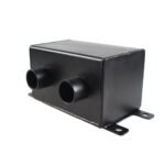 1200ml 1.2L Twin Baffle Dual Filter Engine Oil Catch Can Tank Reservoir AN10 (Polished) - Image 3