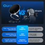 360° Adjustable Vacuum Magnetic Phone Holder - Image 4