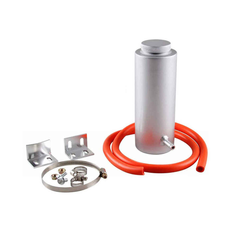 4e98b544-329b-4efc-9b8f-ddd674aeebee Universal Radiator Coolant Aluminum Catch Tank Overflow Reservoir 800ML Black - Image 1