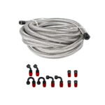 10/16/20FT 10AN CPE Fuel line Hose Braided Nylon Stainless Steel Oil Gas - Image 29