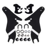 22" Motorcycle Sissy Bar Backrest Pad Compatible with Harley Touring Models (2009-2024） - Image 5