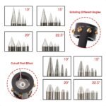 TIG Tungsten Sharpener Head Tool Tungsten Grinder for TIG Welding with 4 Cut-Off Slot Multi-Angle & Offsets TIG Welding Tool - Image 7