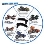 Motorcycle Saddle Bag Latch Kit for Harley-Davidson Road King 2014-2021 Black - Image 5