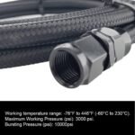 6AN Flexible PTFE Transmission Cooler Hose Lines Fitting - Image 7