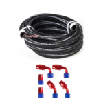 10/16/20FT 10AN CPE Fuel line Hose Braided Nylon Stainless Steel Oil Gas - Image 31