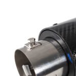 Racing Red Flame Led Exhaust Muffler Tip Carbon Fiber Racing Automobile Car Tail Pipe Light 2.5 Inch Inlet 4 Inch Outlet - Image 5