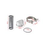 BV50 Series 50mm Blow Off Valve BOV fits TIAL Q V-Band Flange BLACK 6 PSI Spring - Image 2