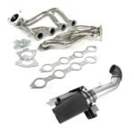 99-06 Chevy GMC V8 4.8L/5.3L/6.0L 4 inches Cold Air Intake Kit+Heat Shield - Image 13