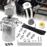 Baffled Oil Catch Can Kit Reservoir Tank with Breather Filter - Image 16