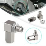 Stainless Steel Oxygen O2 Sensor CEL Eliminator Light  45°&90°& 0°   Adapter Mini Catalytic Convertor M18X1.5 Socket Plug - Image 3