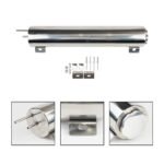 Polished Stainless Steel 20-24-32-50OZ Radiator Coolant Overflow Puke Tank Can - Image 14