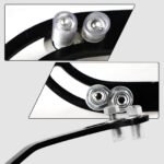 SBC Black Power Steering Pump Mounting Bracket SWP LWP Saginaw GM SB Chevy 350 - Image 13