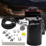 Upgraded Baffled Oil Catch Can with Breather Filter Kit Aluminum Oil Reservoir Tank with 3/8" Strengthened NBR Fuel Line - Image 12