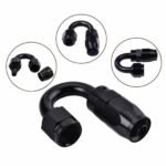 2PCS AN4/AN6/AN8/AN10/AN12 Swivel Hose End Fitting Adapter For Oil/Fuel/Gas Hose Line - Image 8