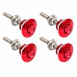 4 X Push Button Quick Release Hood Bonnet Pins Lock Clip Car Bumper Latch Kit - Image 2