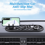 Woyuosn Multifunction Car Mat with Phone Holder Hidden Number Plate