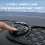Woyuosn Multifunction Car Mat with Phone Holder Hidden Number Plate - Image 6
