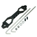 190mm Red Aluminum Alloy Car Battery Tie Down Bracket - Image 22