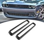 2PCS Front Grill Grille Insert Cover Trim for Dodge Challenger 2015-2023 Accessories - Image 4