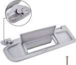 Left Driver & Right Passenger Side Sun Visor for Honda Civic 2006-2011 Light Gray 83280-SNA-A01ZC - Image 2