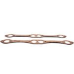For SB Chevy 327 305 350 Reusable SBC Oval Port Copper Header Exhaust Gaskets - Image 3