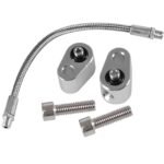 LS LS1 Throttle Body Coolant Bypass Hose Kit Cylinder Head Steam Port Crossover