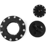 Black Fire-Resistant Gas Tank Filler Cap 150mm with Air Vent - Compatible with Honda CBR, CB Series - Image 3