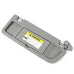 Left Driver & Right Passenger Side Sun Visor for Honda Civic 2006-2011 Light Gray 83280-SNA-A01ZC - Image 9