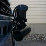23" Bull Bar Front Bumper License Plate Holder Mount Bracket for LED Light Bar - Image 7